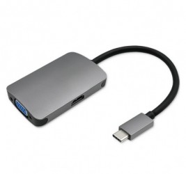 Qoltec Hub Adapter USB-C...